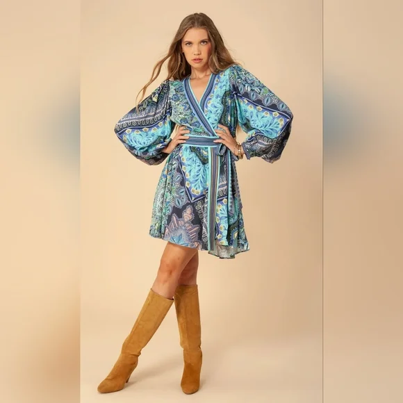 HALE BOB Veronika Wrap Dress ✨ - Picture 3 of 13